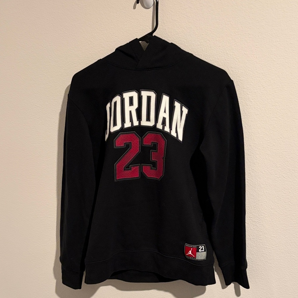 Jordan Black Sweater with Red Number 23